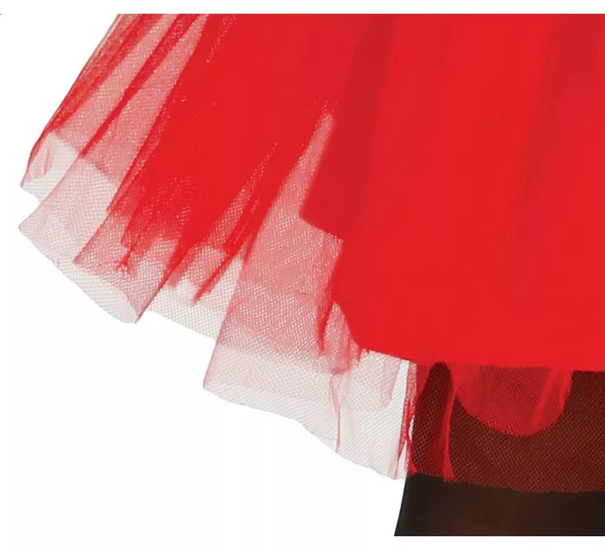 Disfraz de Súper Heroína Azul y Rojo con tutú para niña