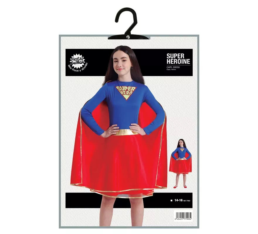 Disfraz de Super Heroína Criptoniana para adolescente