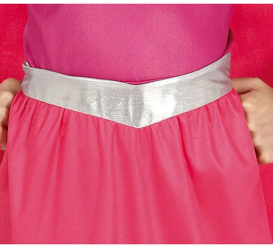 Disfraz de Super Heroína Rosa para niña