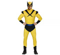 Disfraz de Súper Lobo amarillo para hombre
