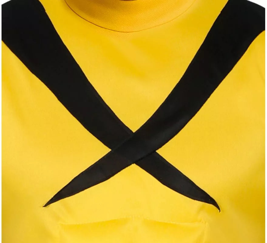 Disfraz de Súper Lobo amarillo para hombre