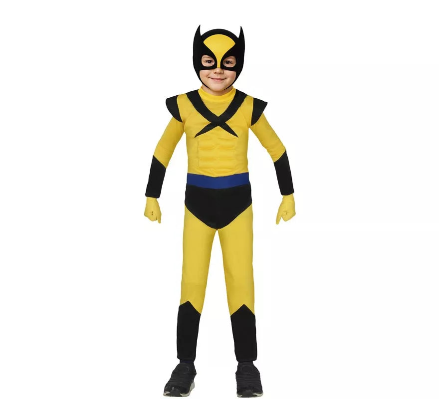 Translation missing: en.Disfraz de Súper Lobo amarillo para niño