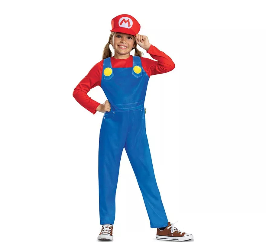 Disfraz de Super Mario con gorro para niños