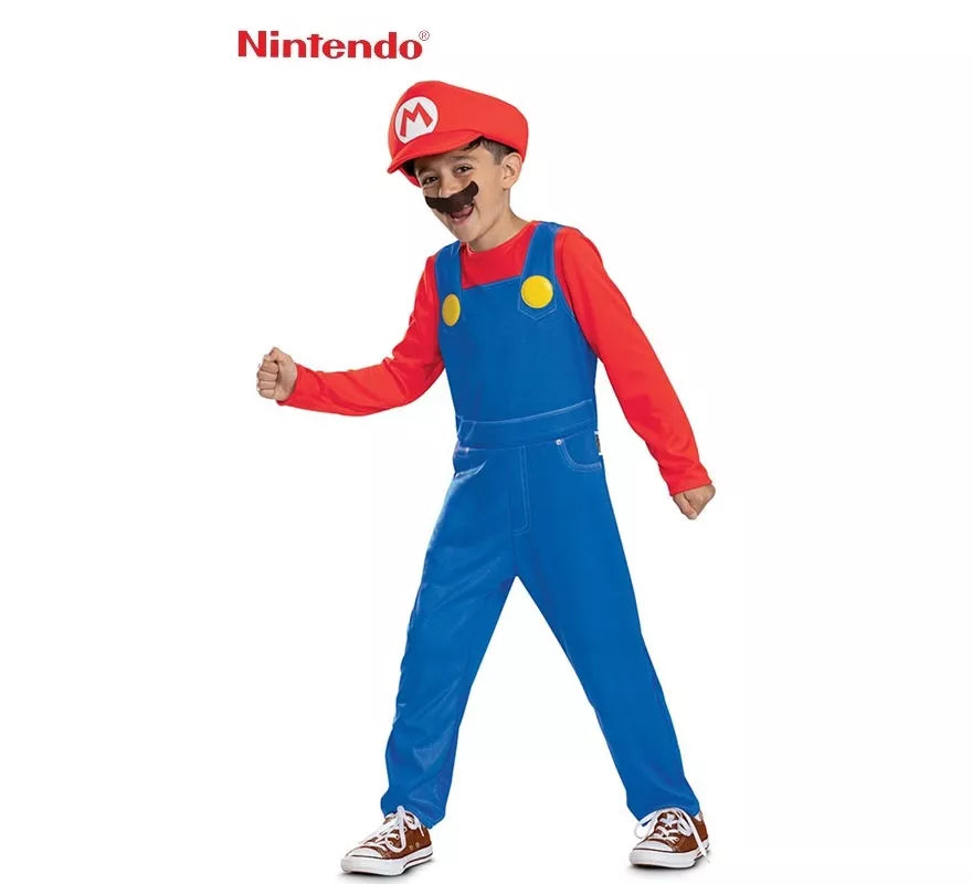 Disfraz de Super Mario de Nintendo para niños