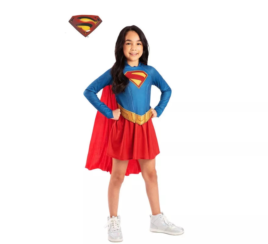 Translation missing: en.Disfraz de Supergirl Clásico para niña