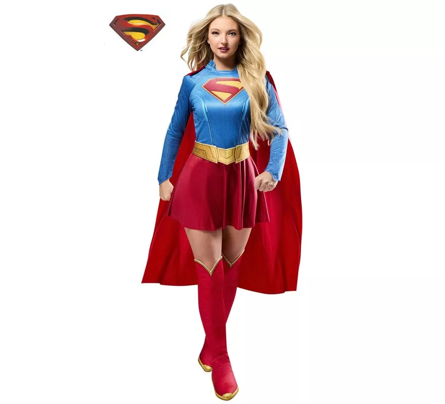 Translation missing: en.Disfraz de Supergirl Deluxe para mujer