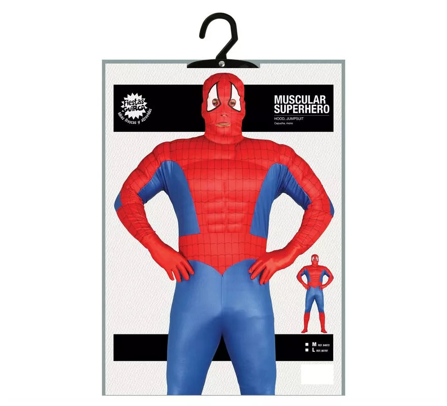 Translation missing: it.Disfraz de Superhéroe Arácnido musculoso para hombre