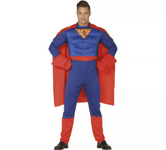 Blue Superhero Costume for Men
