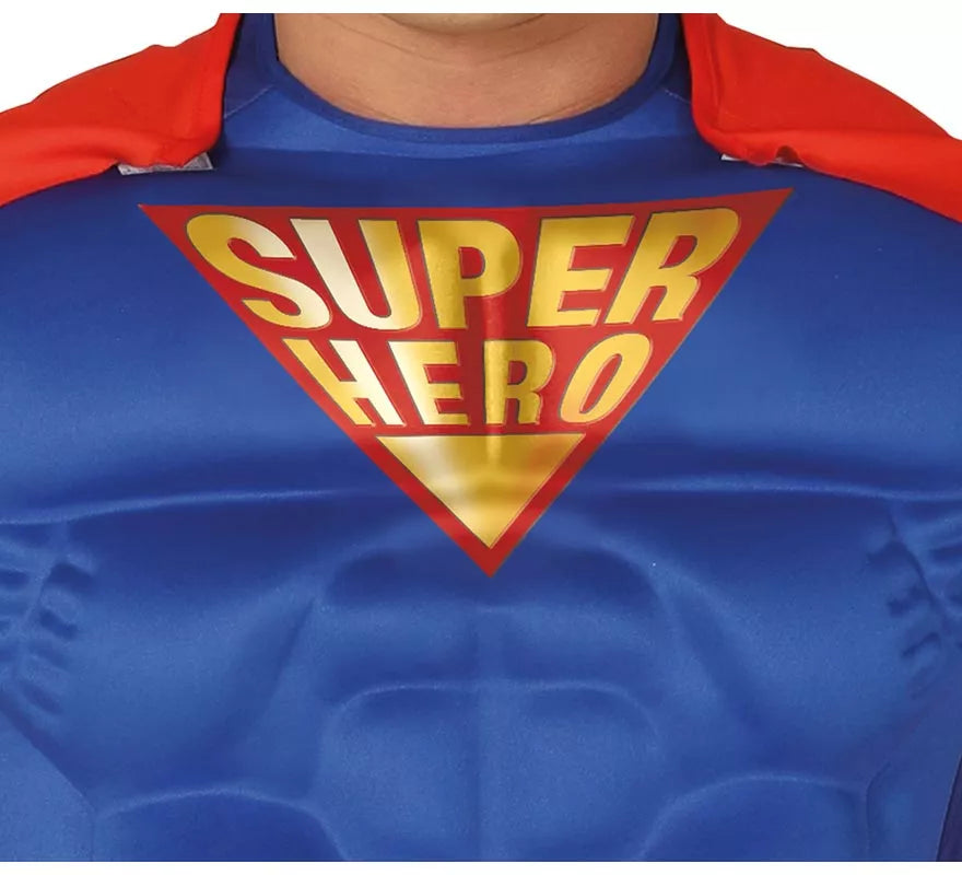 Translation missing: en.Disfraz de Superhéroe Azul para hombre