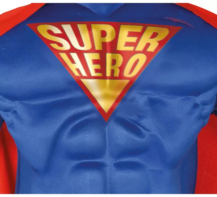 Disfraz de Superhéroe Azul para niño