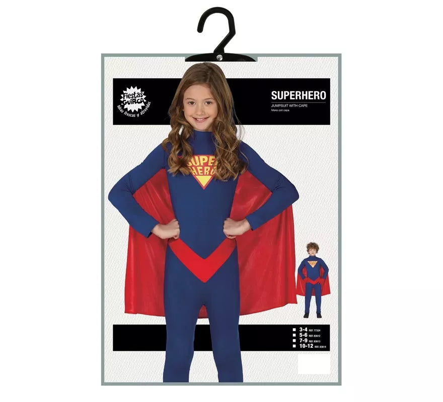 Translation missing: it.Disfraz de Superhéroe Azul para niños