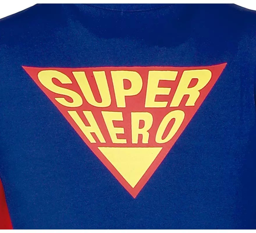 Disfraz de Superhéroe Azul para niños