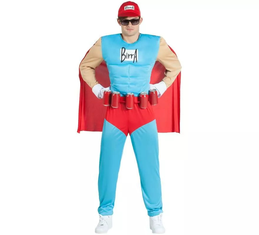 Disfraz de Superhéroe de la Birra para hombre