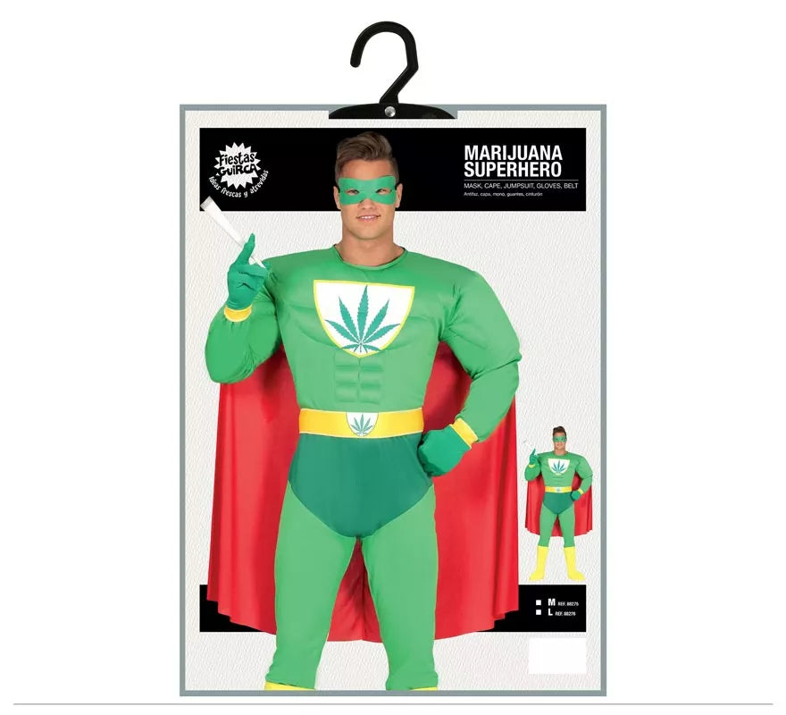 Translation missing: en.Disfraz de Superhéroe Marihuana para hombre