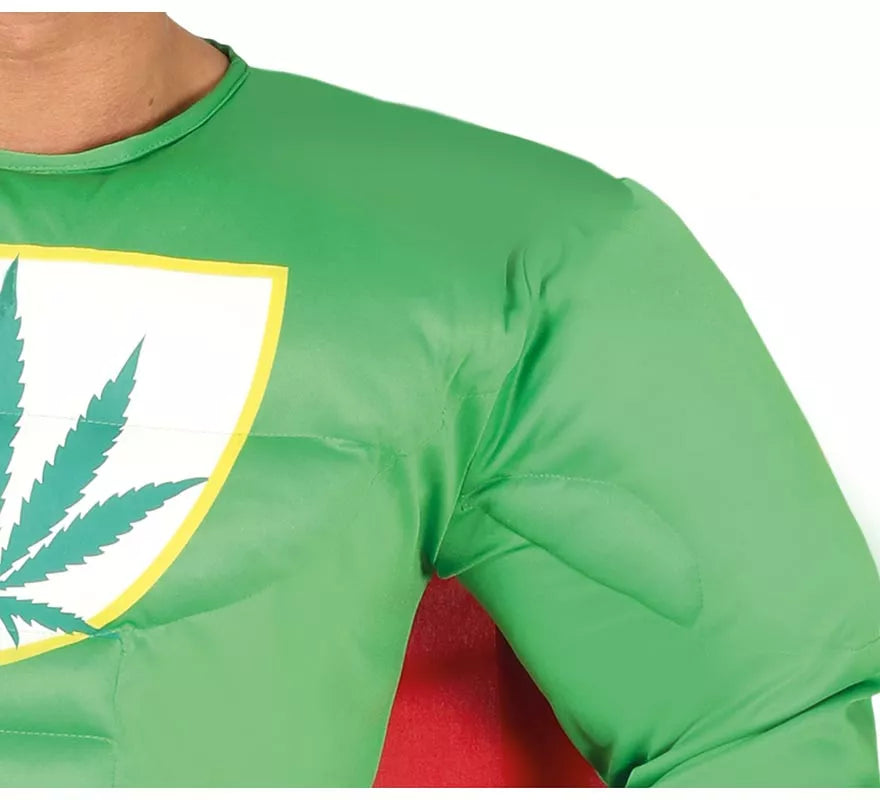 Disfraz de Superhéroe Marihuana para hombre