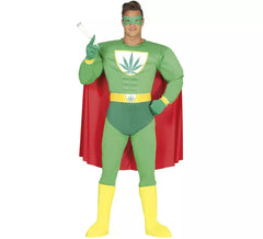 Marijuana Superhero Costume for Men