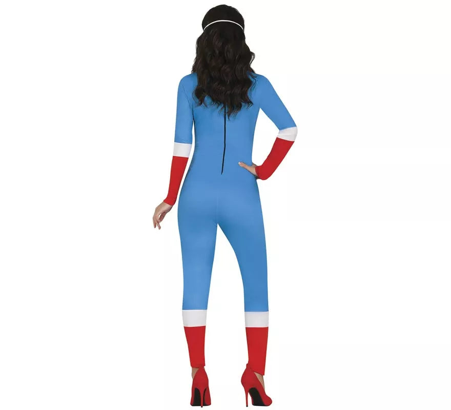 Translation missing: en.Disfraz de Superheroína Capitana Azul para mujer