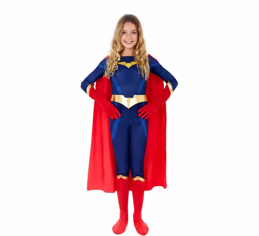 Translation missing: en.Disfraz de Superheroína Premium para niña