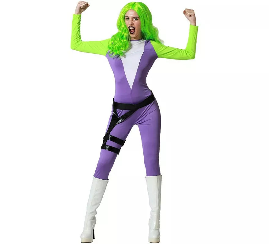 Translation missing: en.Disfraz de Superheroína verde para mujer