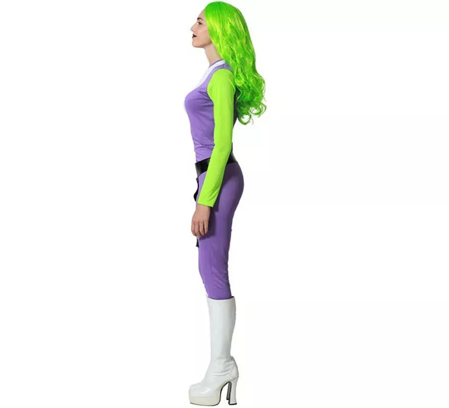 Disfraz de Superheroína verde para mujer