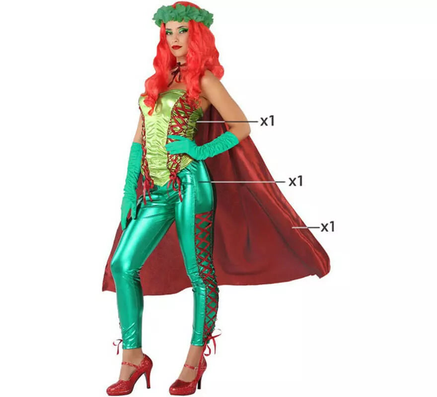 Translation missing: en.Disfraz de Superheroína verde para mujer