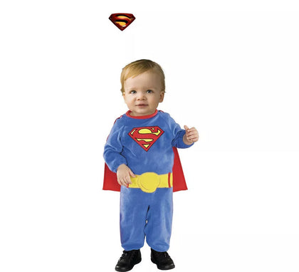 Disfraz de Superman Clásico con capa para bebé