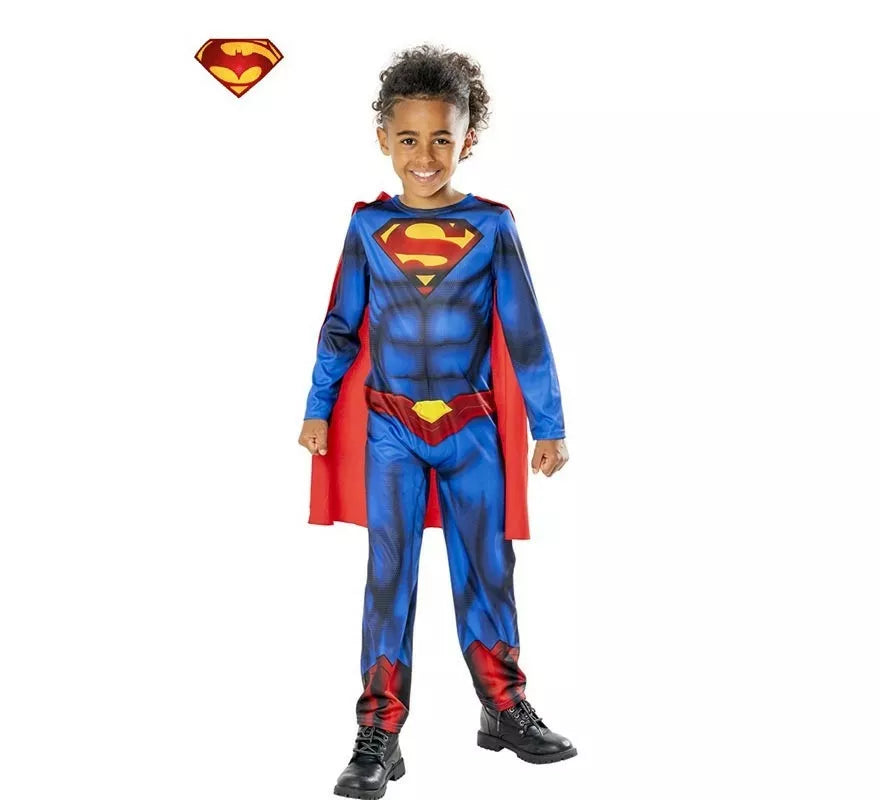 Translation missing: en.Disfraz de Superman Green Col en caja para niño