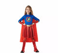 Disfraz de Superwoman con capa para niña
