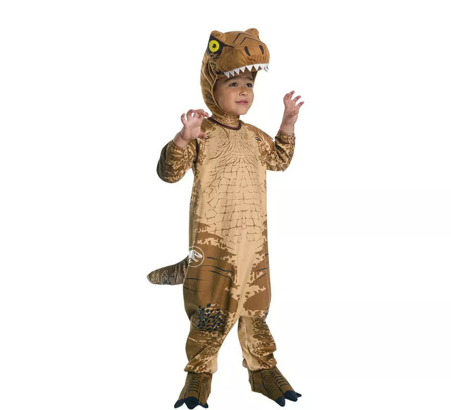 Disfraz de T-Rex deluxe Preschool marrón para niño