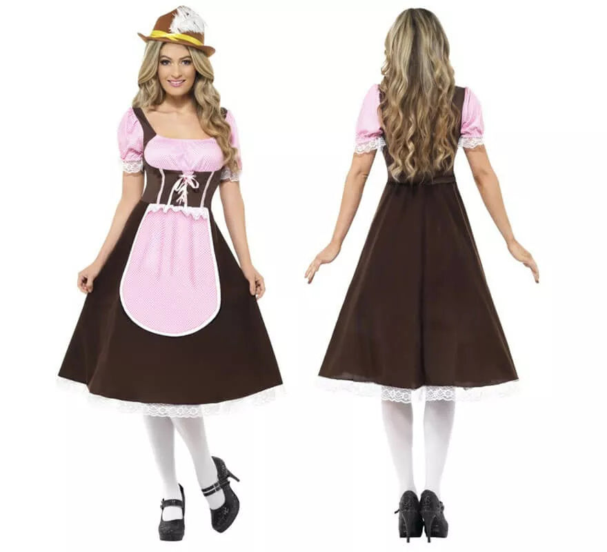 Translation missing: en.Disfraz de Tabernera Largo Mujer para Oktoberfest