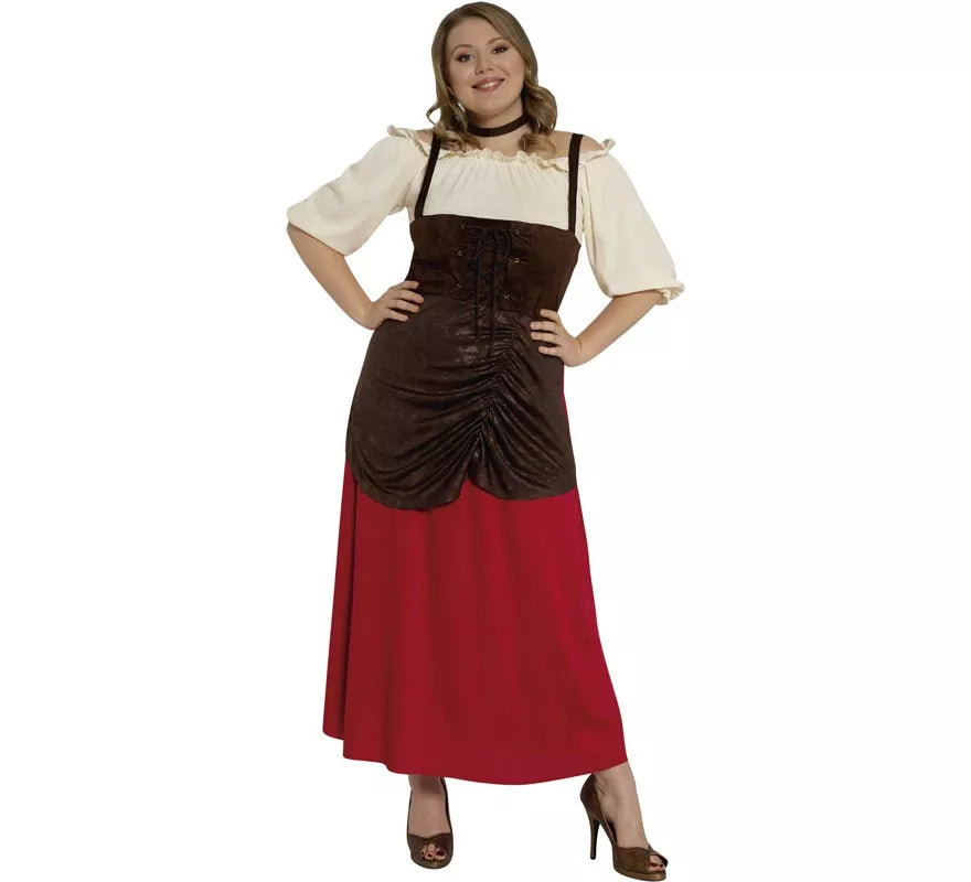 Disfraz de Tabernera Medieval para mujer