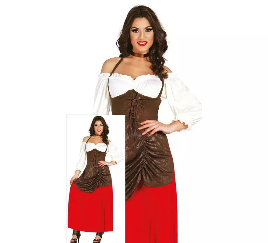 Disfraz de Tabernera Medieval para mujer