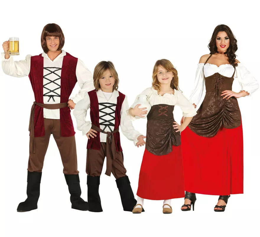 Disfraz de Tabernera Medieval para mujer