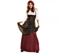 Disfraz de Tabernera medieval para mujer