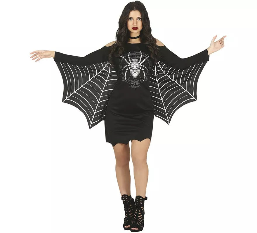 Translation missing: en.Disfraz de Telaraña con Araña en vestido para mujer