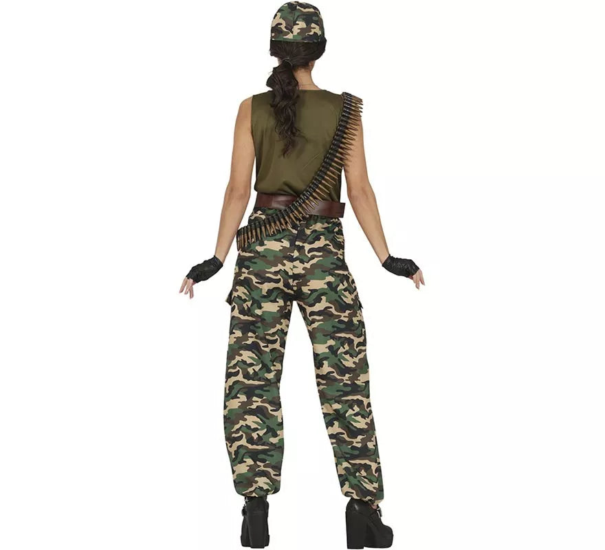 Disfraz de Teniente Soldado para mujer