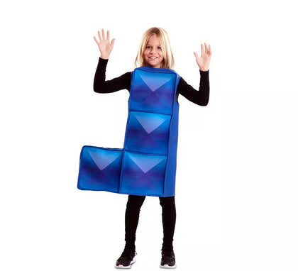 Disfraz de Tetris Azul para niños