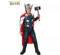 Disfraz de Thor musculoso con capa deluxe para niño