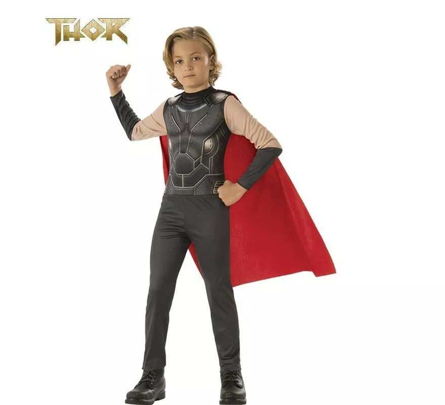 Disfraz de Thor Opp con capa roja en caja para niño
