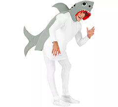 Gray Shark Costume with Hood for adults