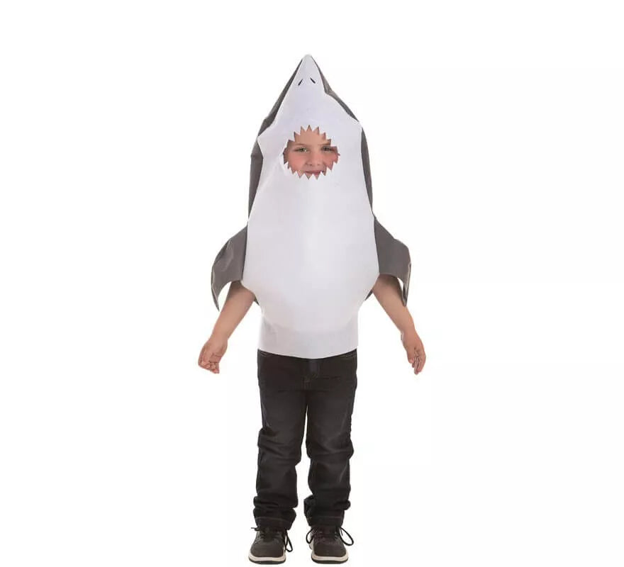 Disfraz de Tiburón Gris para niños
