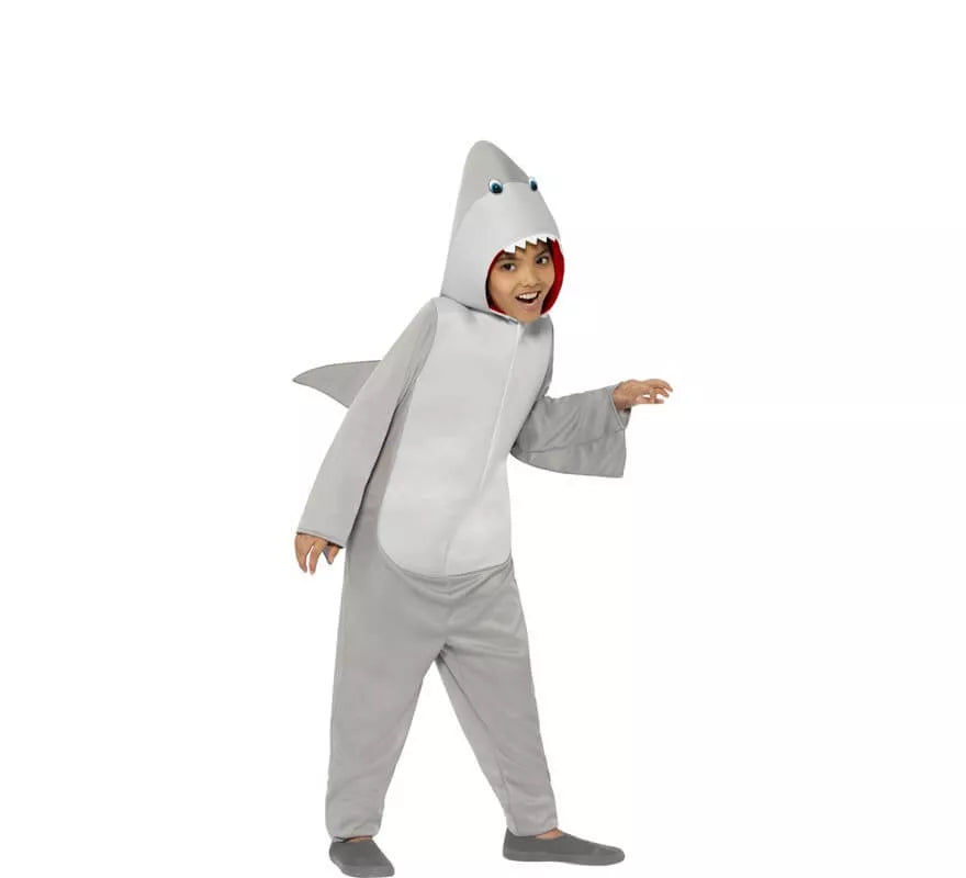 Disfraz de Tiburón Gris para niños