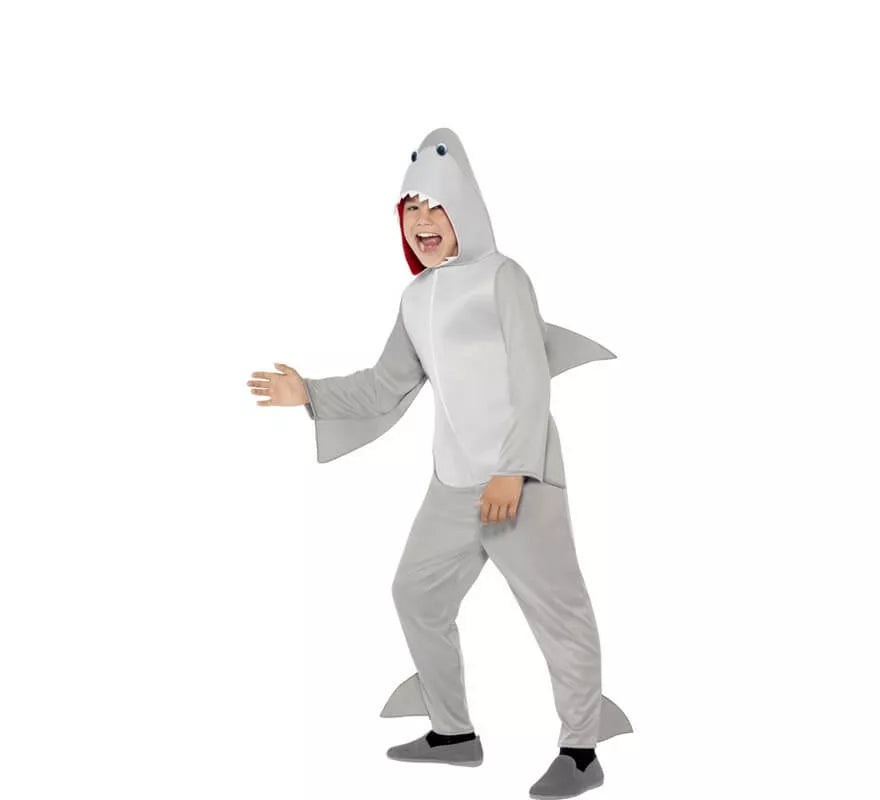 Disfraz de Tiburón Gris para niños