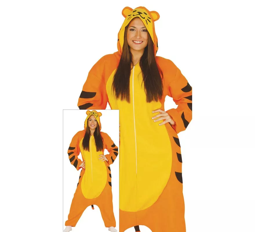 Disfraz de Tigre de tiro largo para adulto
