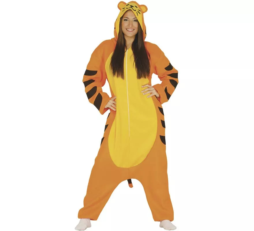 Disfraz de Tigre de tiro largo para adulto