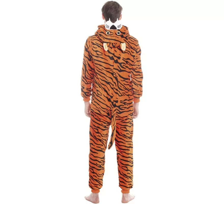 Translation missing: en.Disfraz de Tigre Naranja con Rayas para adultos