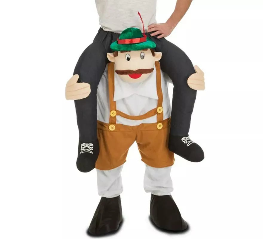 Disfraz de Tirolés Oktoberfest a hombros para adultos