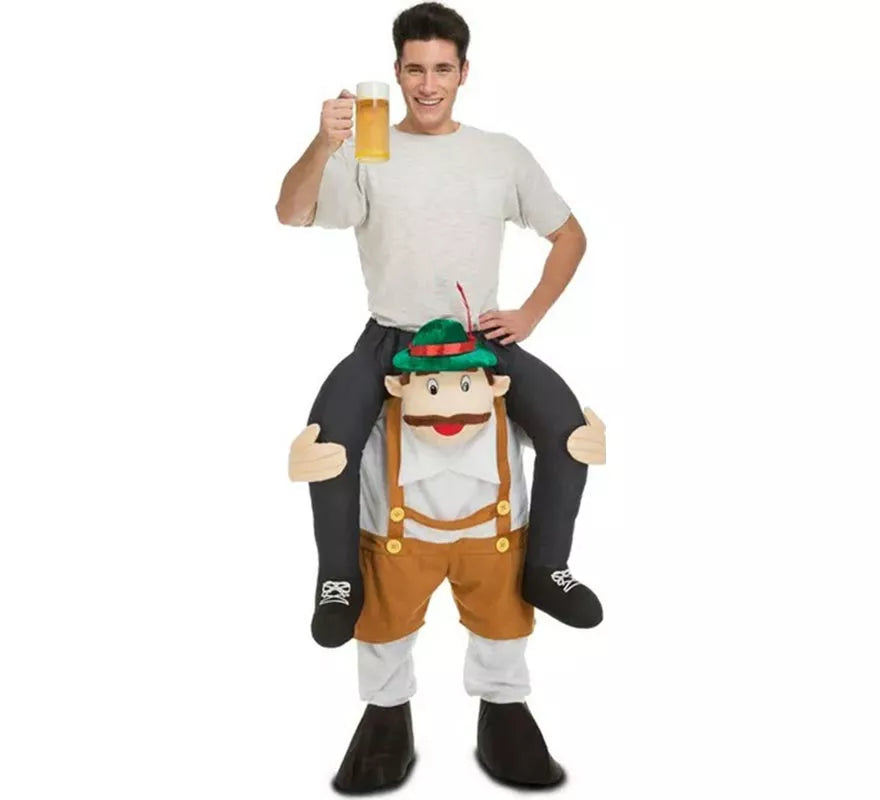 Translation missing: en.Disfraz de Tirolés Oktoberfest a hombros para adultos