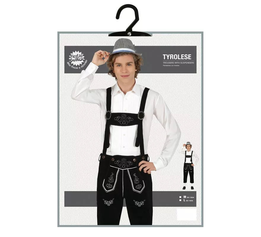 Disfraz de Tirolés oscuro para hombre