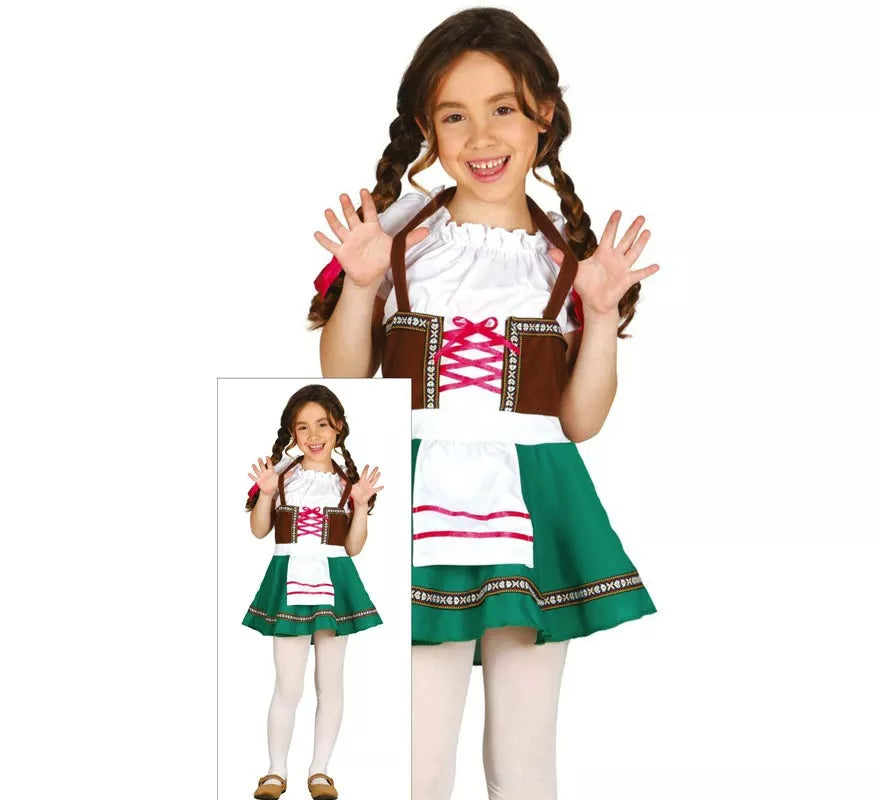 Disfraz de Tirolesa para niña